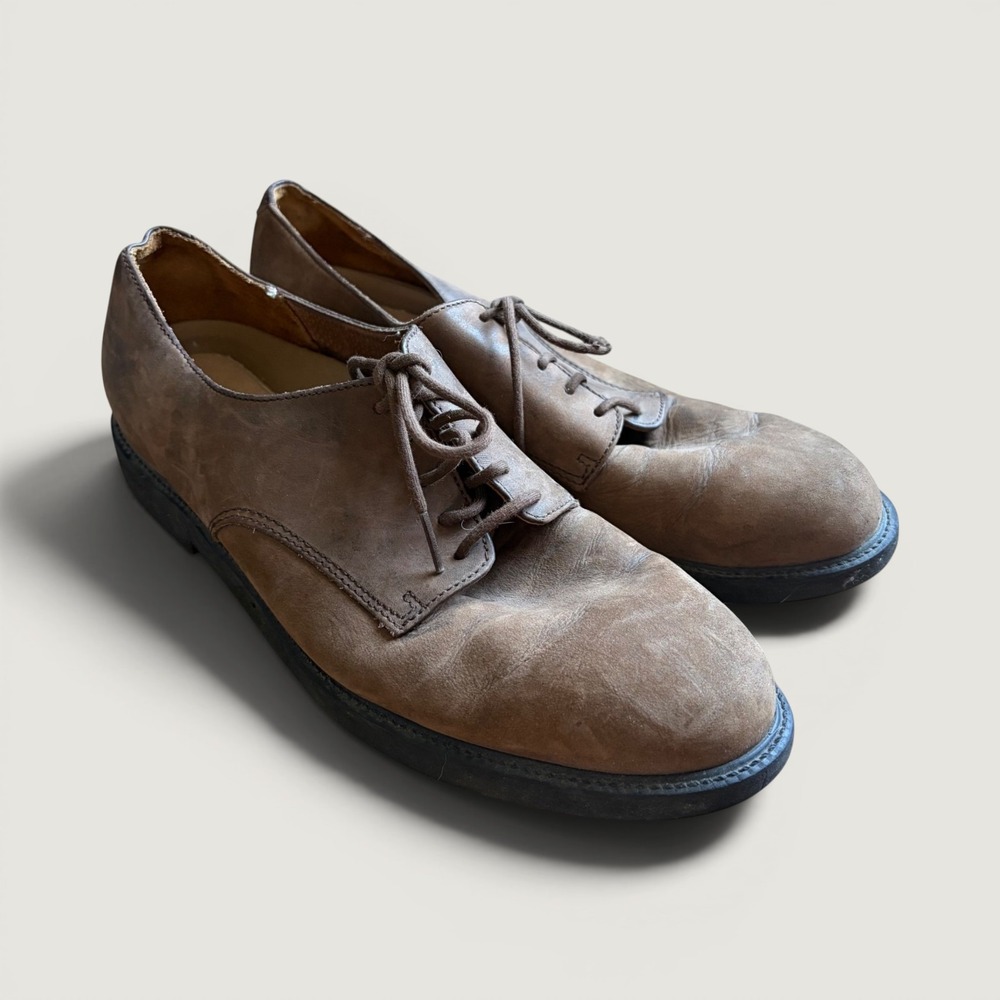 Rockport Men's 11M Brown Leather Oxford Dress Shoes Vibram Sole Lace Up